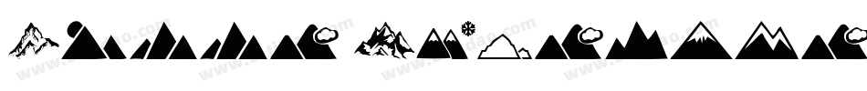 Green Mountain 3字体转换